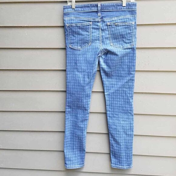Pilcro and the Letterpress Anthropologie Houndstooth Print Jeans size 29 - Picture 5 of 11